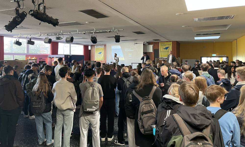 Foto: Aktionstag den BBS I Uelzen: viele teilnehmende Schülerinnen und Schüler